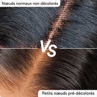 Perruque glueless body wave Sidonie Hair, présentation de face