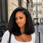 Glueless Ultra HD Lace 250% Bob Kinky Volumineuse – VOLUMINOUS KINKY BOB