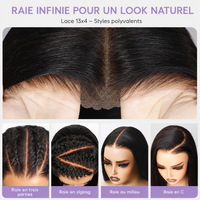 I AM... Brownie Waves Perruque body wave brun chocolat HD lace