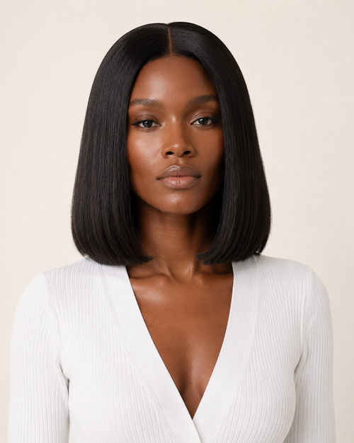 Perruque bob court lisse noir, EVERYDAY BOB Sidonie Hair